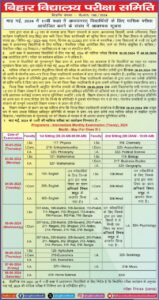 Bihar Board 11th May Monthly Exam Date 2024