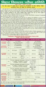 Bihar Board 12th may Monthly Exam Date 2024