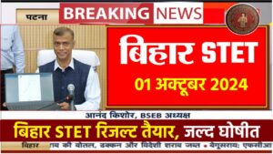 Bihar STET Result 2024 Release Date