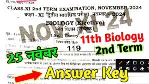 11th Biology 2nd Terminal Answer Key 2024