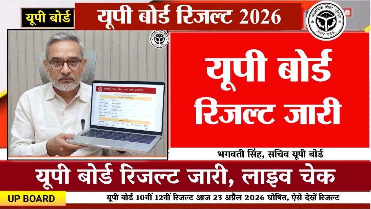 UP Board 10th 12th Result 2026